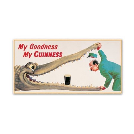 TRADEMARK FINE ART Guinness Brewery 'My Goodness My Guinness XVI' Canvas Art, 10x19 GN0074-C1019GG